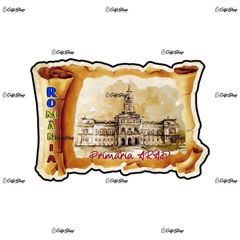 Arad papirus, romania, magnet frigider mgs142